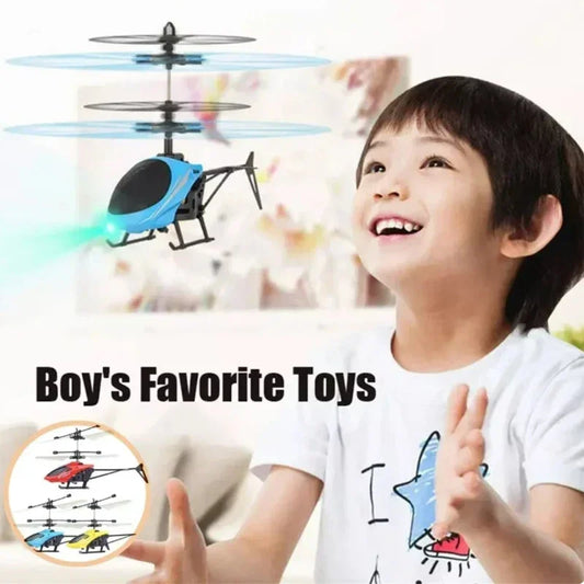 Mini RC Drone – Induction Hovering, Rechargeable & Fall-Resistant Toy