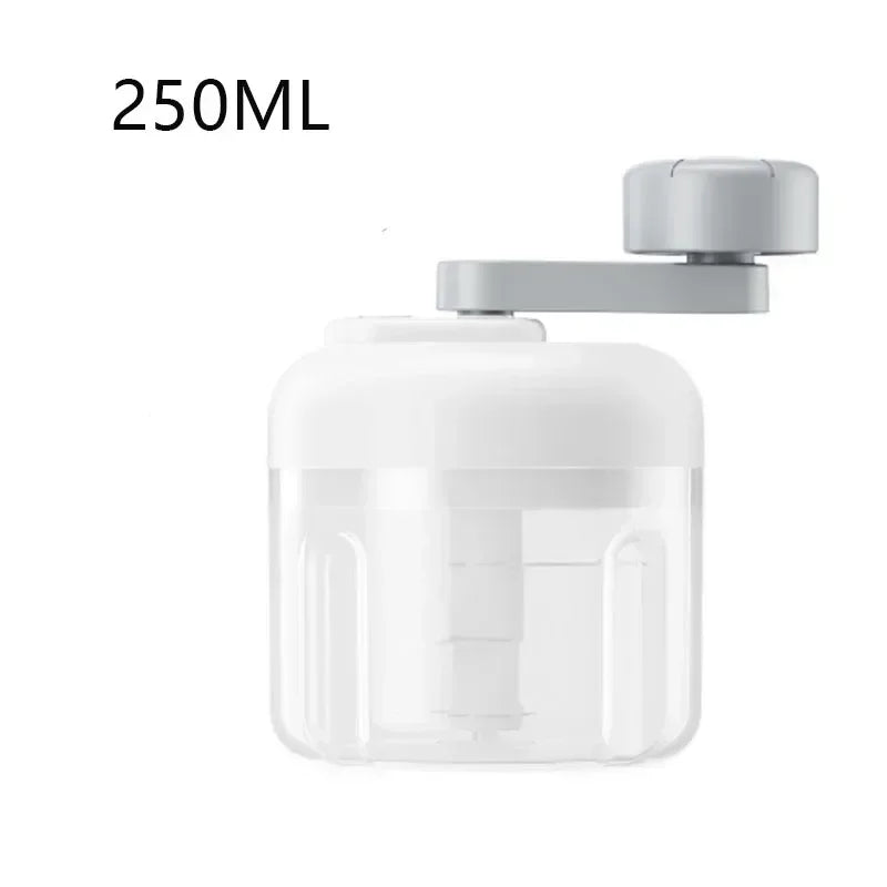 Multifunctional Vegetable Chopper β Manual Hand-Cranked Food Processor for Easy Mincing
