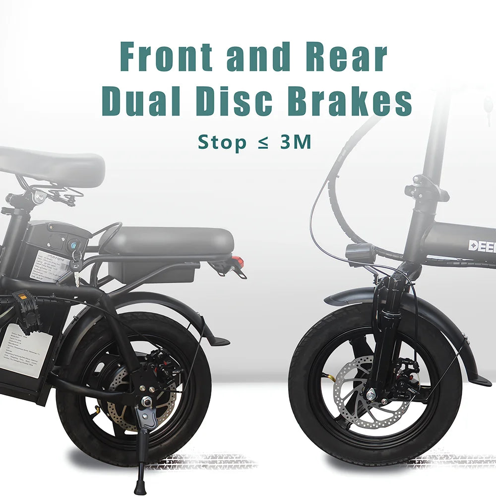 600W Folding Electric Bike β Power, Speed & Portability for Every Ride