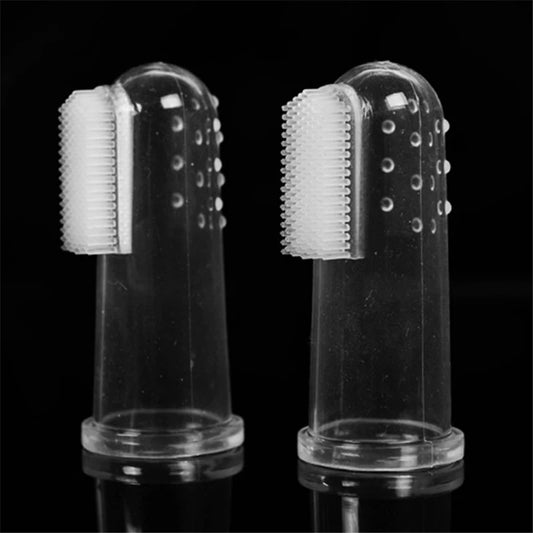 Super Soft Pet Finger Toothbrush – Gentle Cleaning Tool for Dogs & Cats