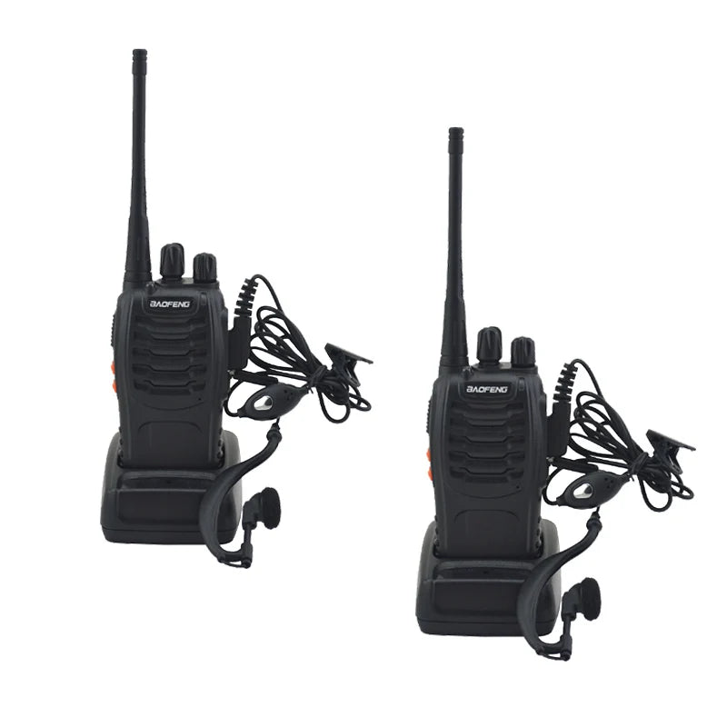 2pcs/lot BAOFENG BF-888S Walkie Talkie – UHF 16CH Portable Two-Way Radio