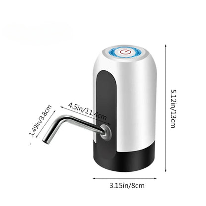 Portable Electric Water Dispenser Pump – USB Rechargeable for 5-Gallon Bottles