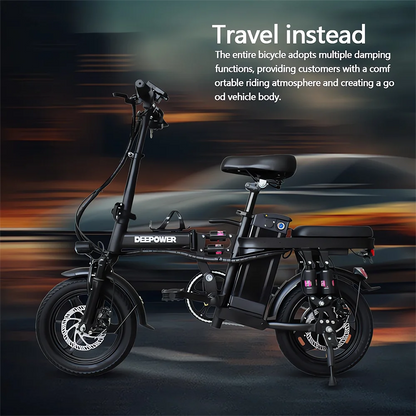 600W Folding Electric Bike – Power, Speed & Portability for Every Ride