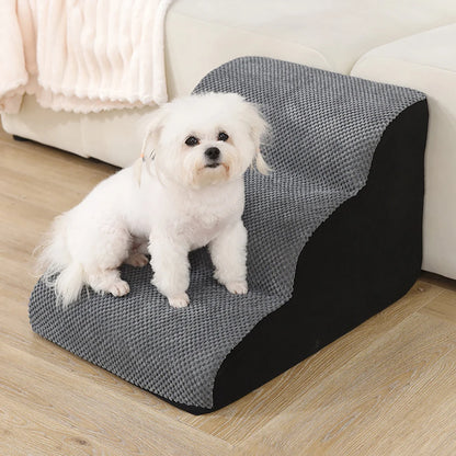 Non-Slip Pet Steps for Dogs & Cats – Removable & Washable Dog Training Stairs
