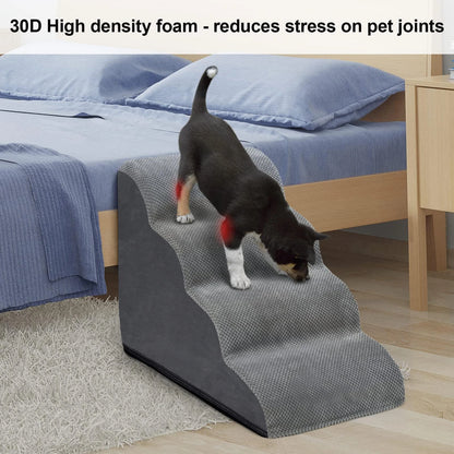 Non-Slip Pet Steps for Dogs & Cats – Removable & Washable Dog Training Stairs