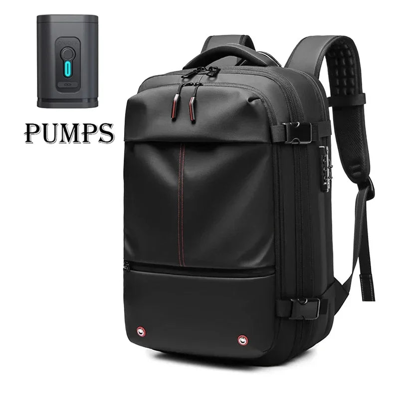Men’s Travel Backpack – 17” Laptop Backpack with Vacuum Compression & Large Capacity