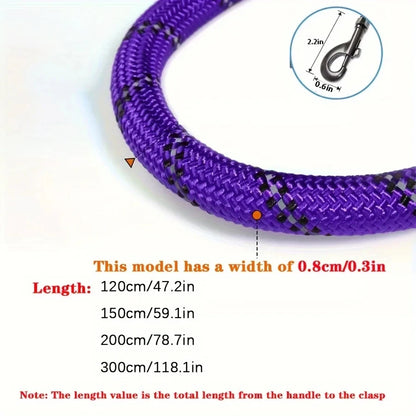 Reflective Dog Leash with Comfortable Padded Handle – Heavy Duty Traction Rope for Strong Dogs