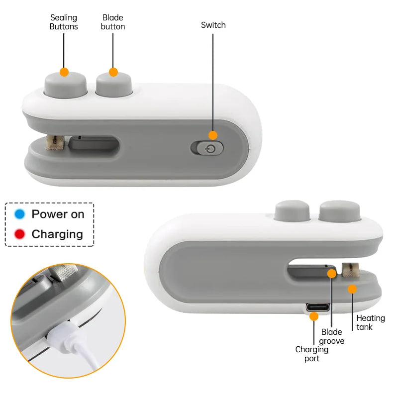Electric Mini Heat Bag Sealing Machine – Effortless Packaging & Sealing