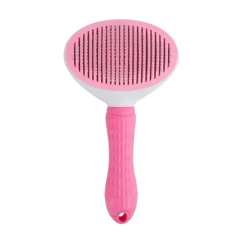 One-Click Hair Removal Pet Comb – Automatic Cat & Dog Hair Removal Brush