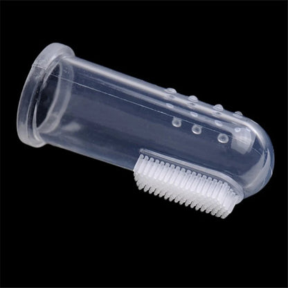 Super Soft Pet Finger Toothbrush – Gentle Cleaning Tool for Dogs & Cats