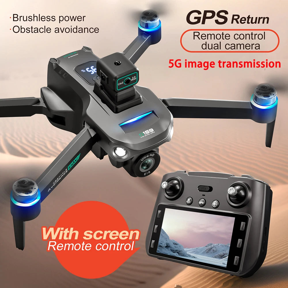 S159 GPS Drone – 8K HD Camera FPV Quadcopter with Obstacle Avoidance & 5G Image Transfer