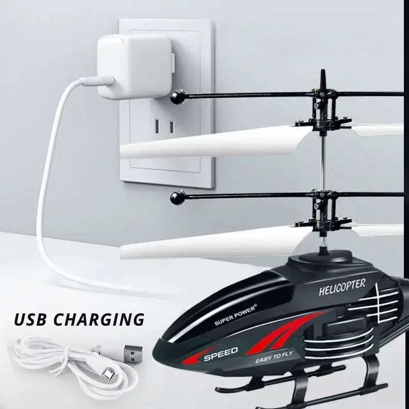 Mini RC Drone – Induction Hovering, Rechargeable & Fall-Resistant Toy
