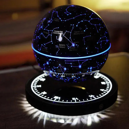 Levitating Magnetic Globe Table – Touch-Control Floating Starry Light Lamp