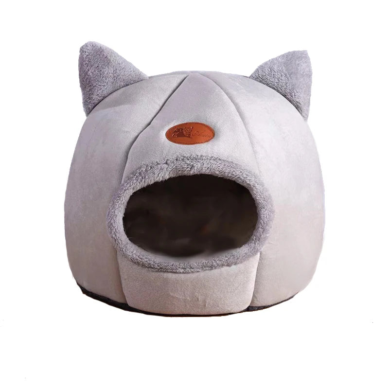 New Deep Sleep Comfort Cat Bed – Cozy Cave Nest for Small Dogs & Cats