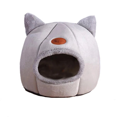 New Deep Sleep Comfort Cat Bed – Cozy Cave Nest for Small Dogs & Cats