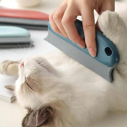 Effective Pet Hair Remover Brush for Cats and Dogs – Gently Shaves Wool & Cleans Fur