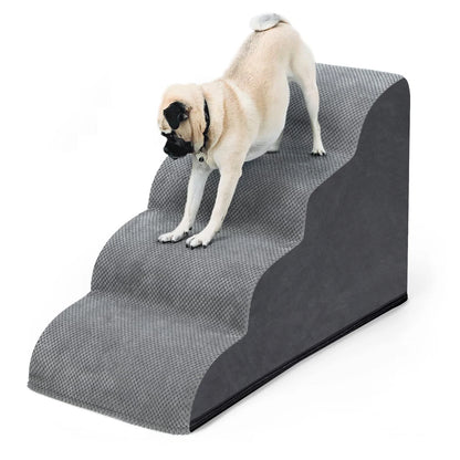 Non-Slip Pet Steps for Dogs & Cats – Removable & Washable Dog Training Stairs