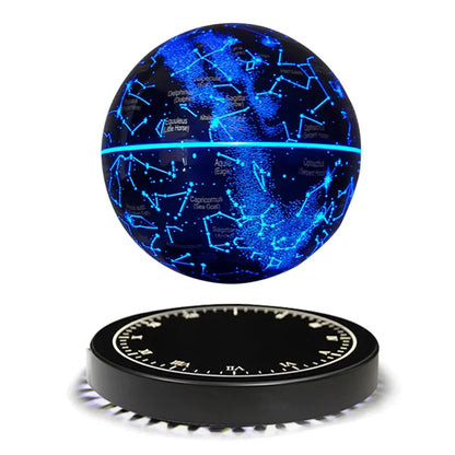 Levitating Magnetic Globe Table – Touch-Control Floating Starry Light Lamp