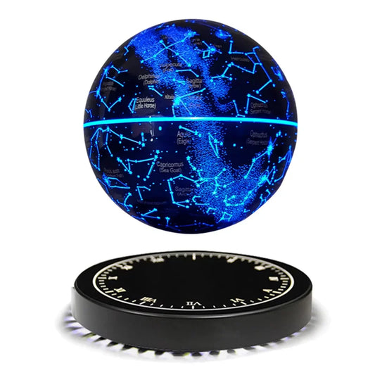Levitating Magnetic Globe Table – Touch-Control Floating Starry Light Lamp