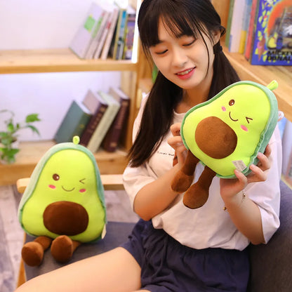 New Cute Avocado Plush Toy Doll – Soft Pillow & Kawaii Fruit Cushion
