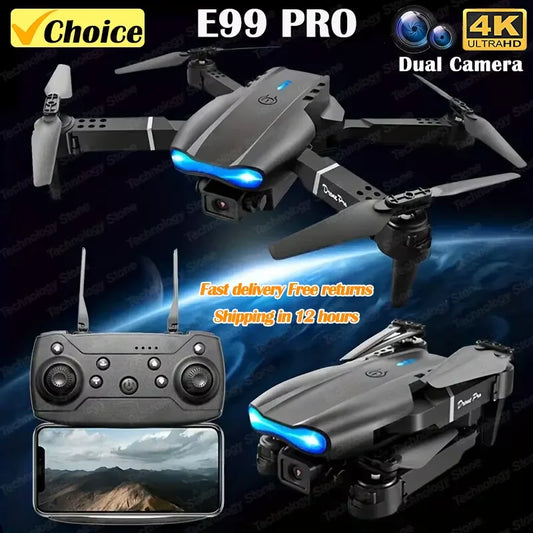 E99 Pro Drone – 6K HD Camera Quadcopter with Altitude Hold & Remote Control