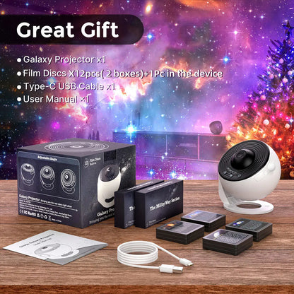 13-in-1 Galaxy Ultral Star Projector – HD LED Night Light for Kids & Adults