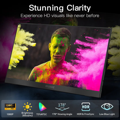 15.6" Portable Monitor – The Ultimate Travel-Friendly Second Screen