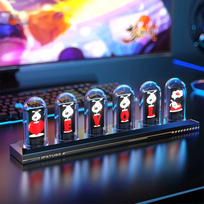 RGB Nixie Tube Clock – LED Glows with IPS Color Screen and DIY Analog/Digital Display