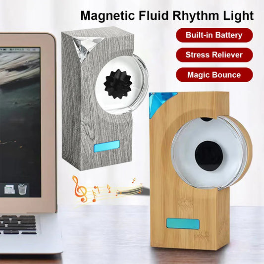 Dancing Ferrofluid Music Rhythm Speaker – Magnetic Liquid Display Lamp