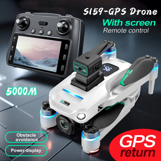 S159 GPS Drone – 8K HD Camera FPV Quadcopter with Obstacle Avoidance & 5G Image Transfer