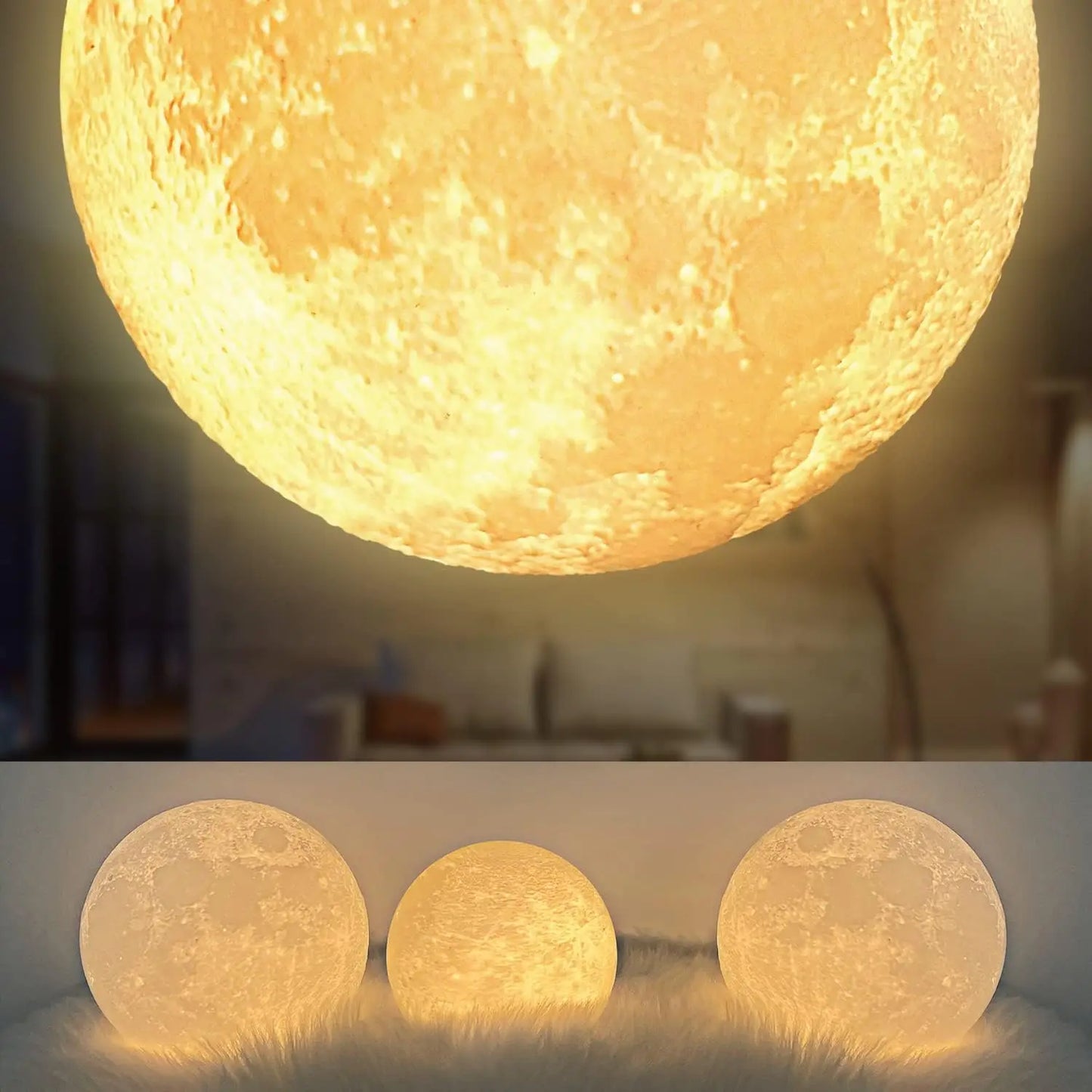 Magnetic Floating Rotating Moon Lamp – A Touch of Magic for Your Space