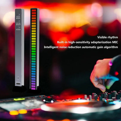 Smart RGB Symphony Sound Control LED Light – Music Rhythm Ambient Pickup Lamp