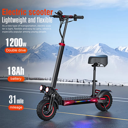 E-Scooter J11MAX – Powerful, Foldable, and Waterproof Electric Scooter
