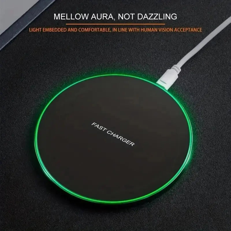 30W Wireless Charger – Fast Charging for iPhone, Samsung, Xiaomi, Huawei & More