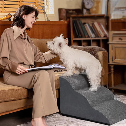 Non-Slip Pet Steps for Dogs & Cats – Removable & Washable Dog Training Stairs