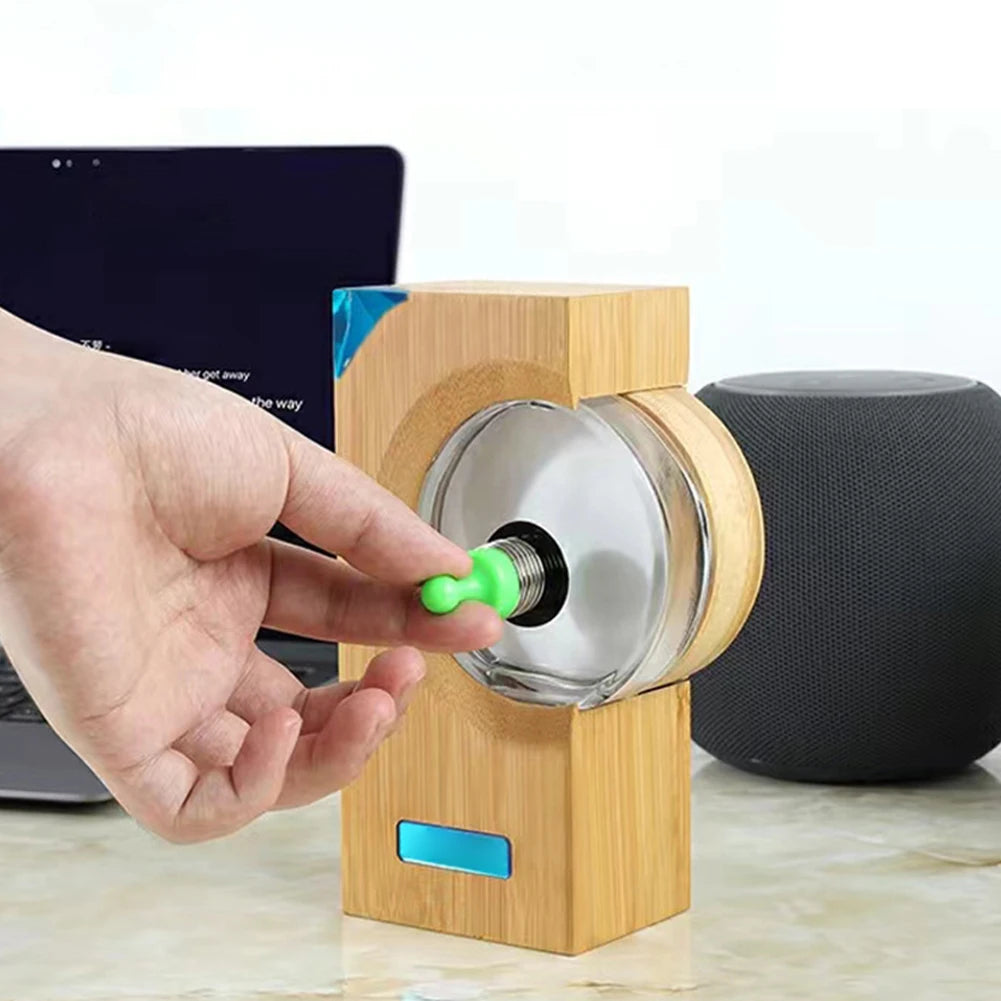 Dancing Ferrofluid Music Rhythm Speaker – Magnetic Liquid Display Lamp