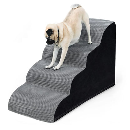 Non-Slip Pet Steps for Dogs & Cats – Removable & Washable Dog Training Stairs