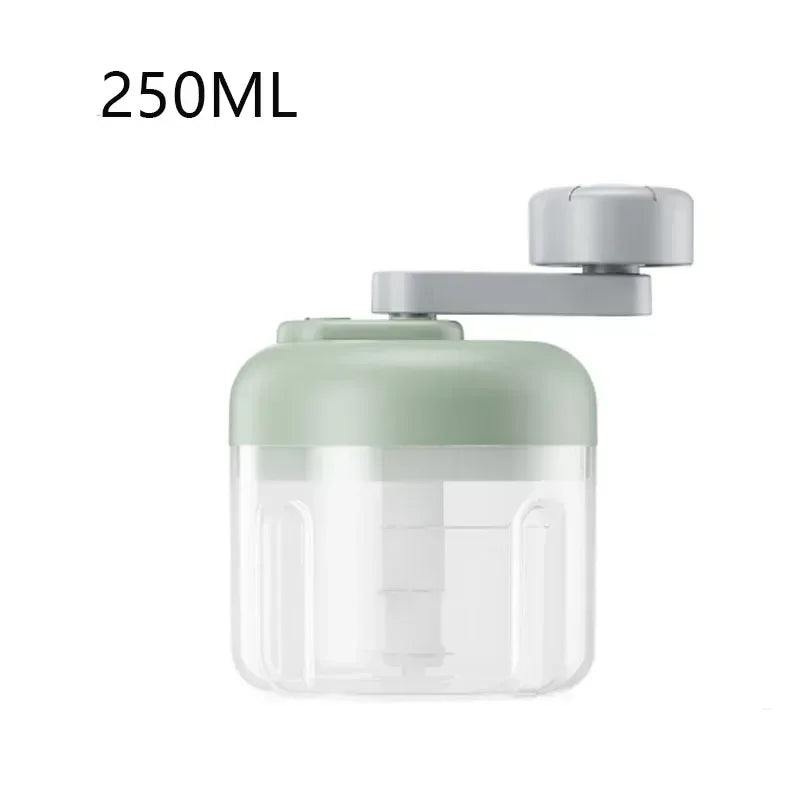 Multifunctional Vegetable Chopper – Manual Hand-Cranked Food Processor for Easy Mincing