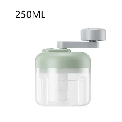 Multifunctional Vegetable Chopper – Manual Hand-Cranked Food Processor for Easy Mincing