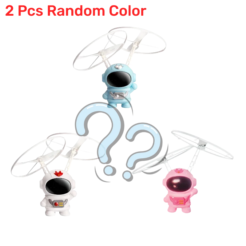 Levitating Luminous Flying Robot Astronaut Toy – Interactive Hand-Controlled Drone