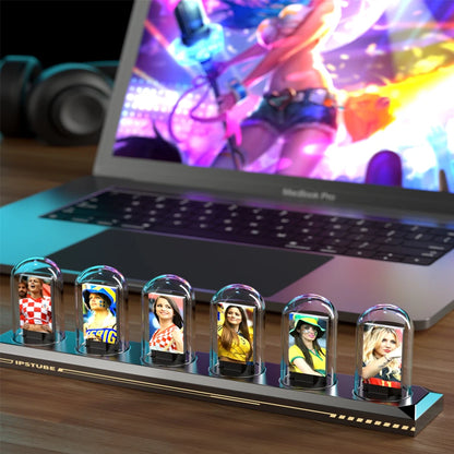 RGB Nixie Tube Clock – LED Glows with IPS Color Screen and DIY Analog/Digital Display
