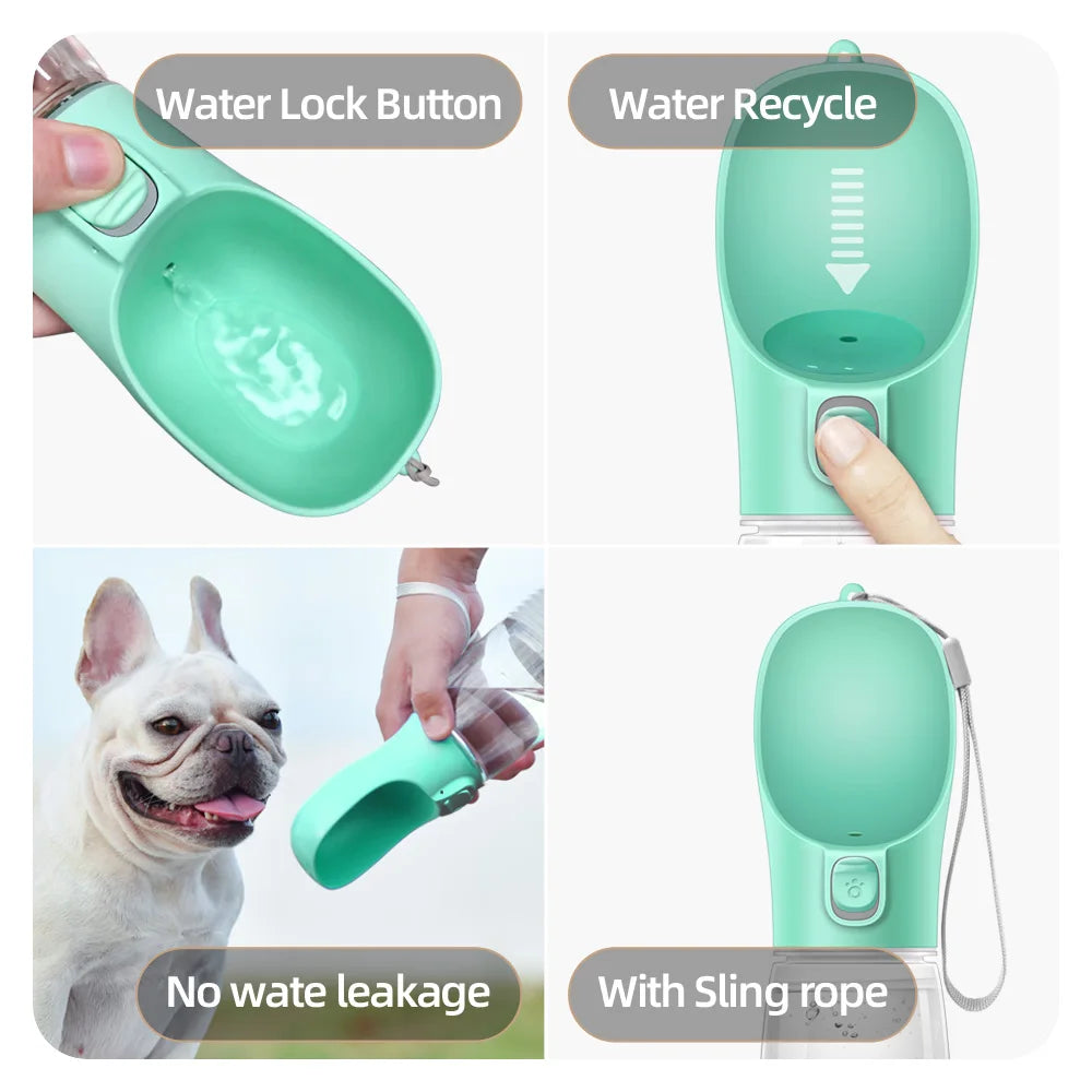 Portable Dog Water Bottle – Leakproof Drinking Bottle for Small & Large Dogs