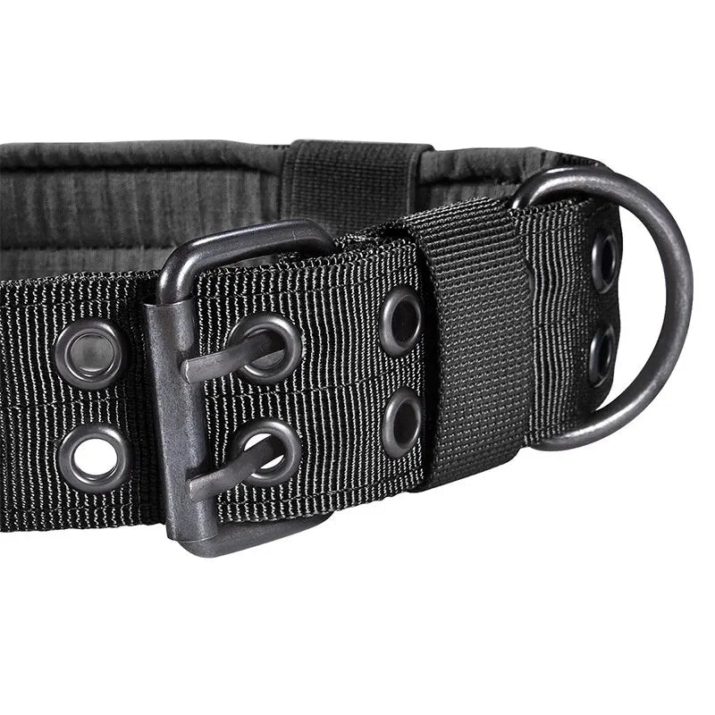 1pc Medium to Large Nylon Tactical Pet Dog Collar – Adjustable & Durable