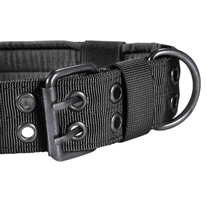 1pc Medium to Large Nylon Tactical Pet Dog Collar – Adjustable & Durable