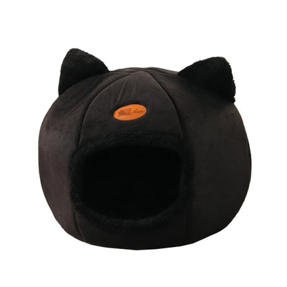 New Deep Sleep Comfort Cat Bed – Cozy Cave Nest for Small Dogs & Cats