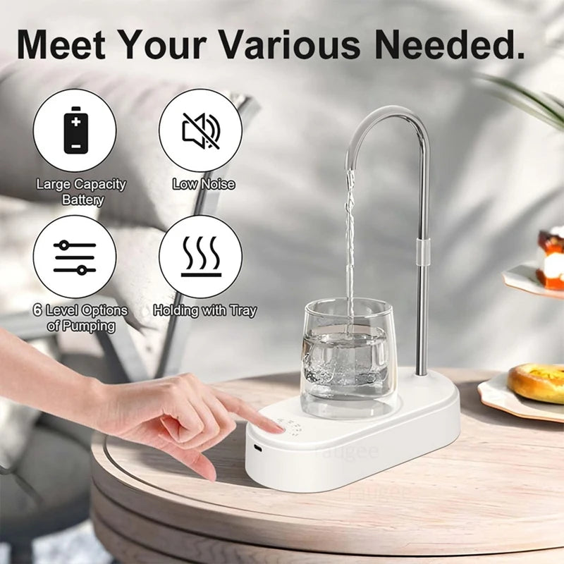 TAIGH Electric Water Bottle Pump – Convenient, Portable Water Dispensing