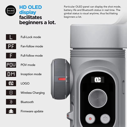 Handheld Gimbal Stabilizer Smart X Pro – Professional Stabilization for Your Smartphone