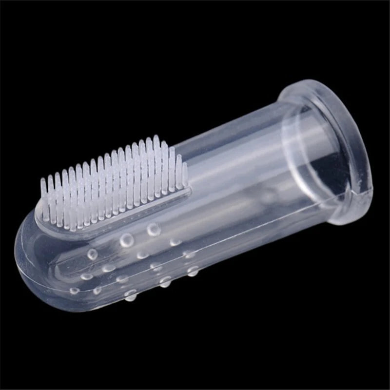 Super Soft Pet Finger Toothbrush – Gentle Cleaning Tool for Dogs & Cats
