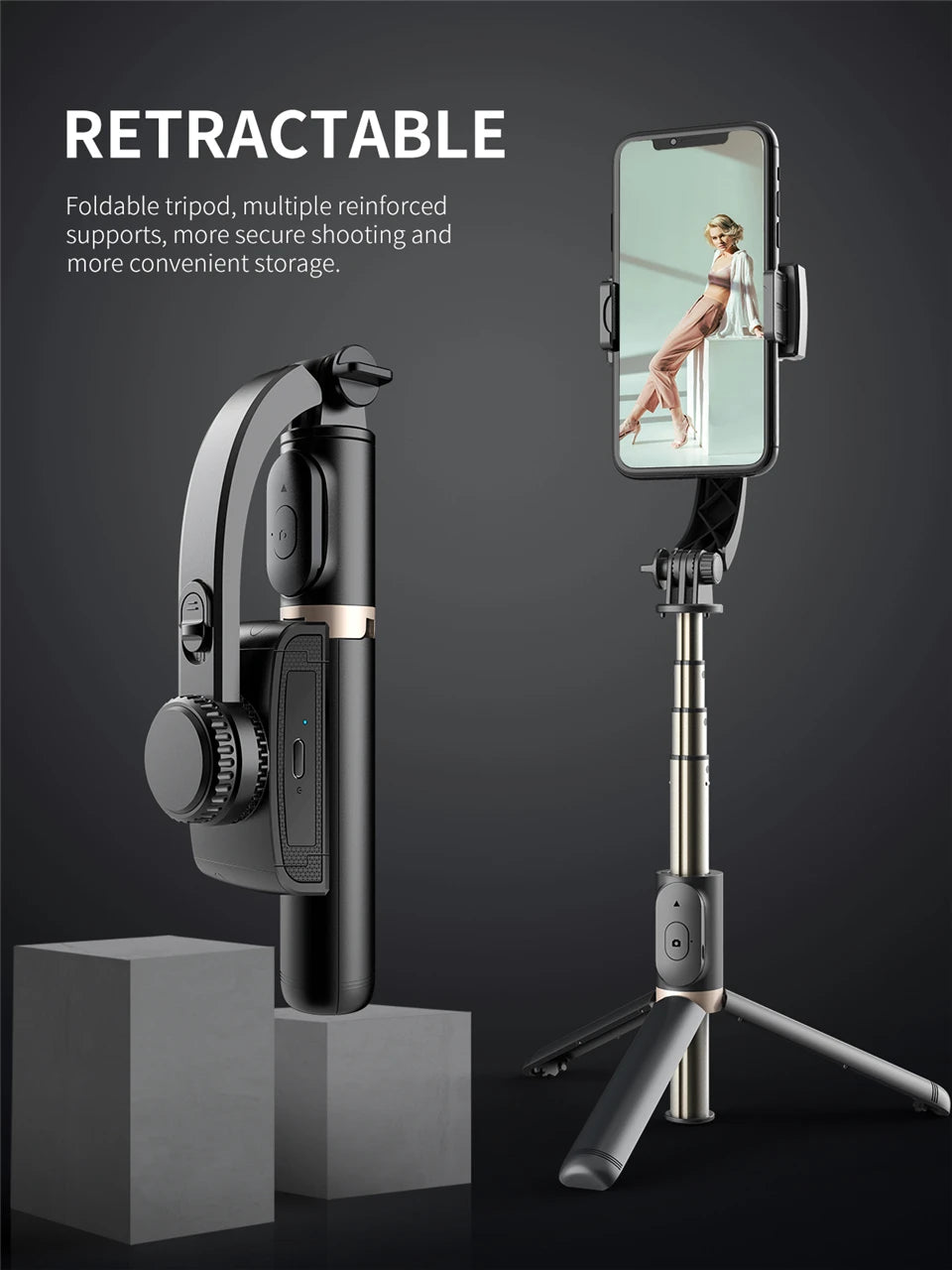 FGCLSY 2024 Gimbal Stabilizer Selfie Stick – Your Ultimate Mobile Photography Companion