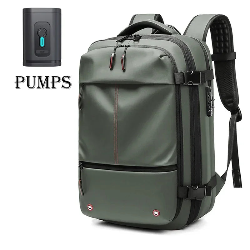 Men’s Travel Backpack – 17” Laptop Backpack with Vacuum Compression & Large Capacity